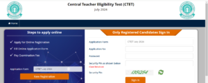 CTET Exam July 2024 Online Apply